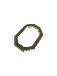 Buckle Scarf Ring GOLD